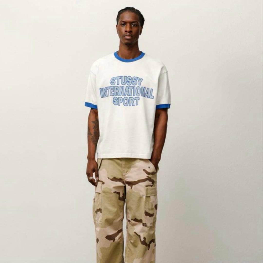 STUSSY HEAVY JERSEY SPORT TEE リンガーT