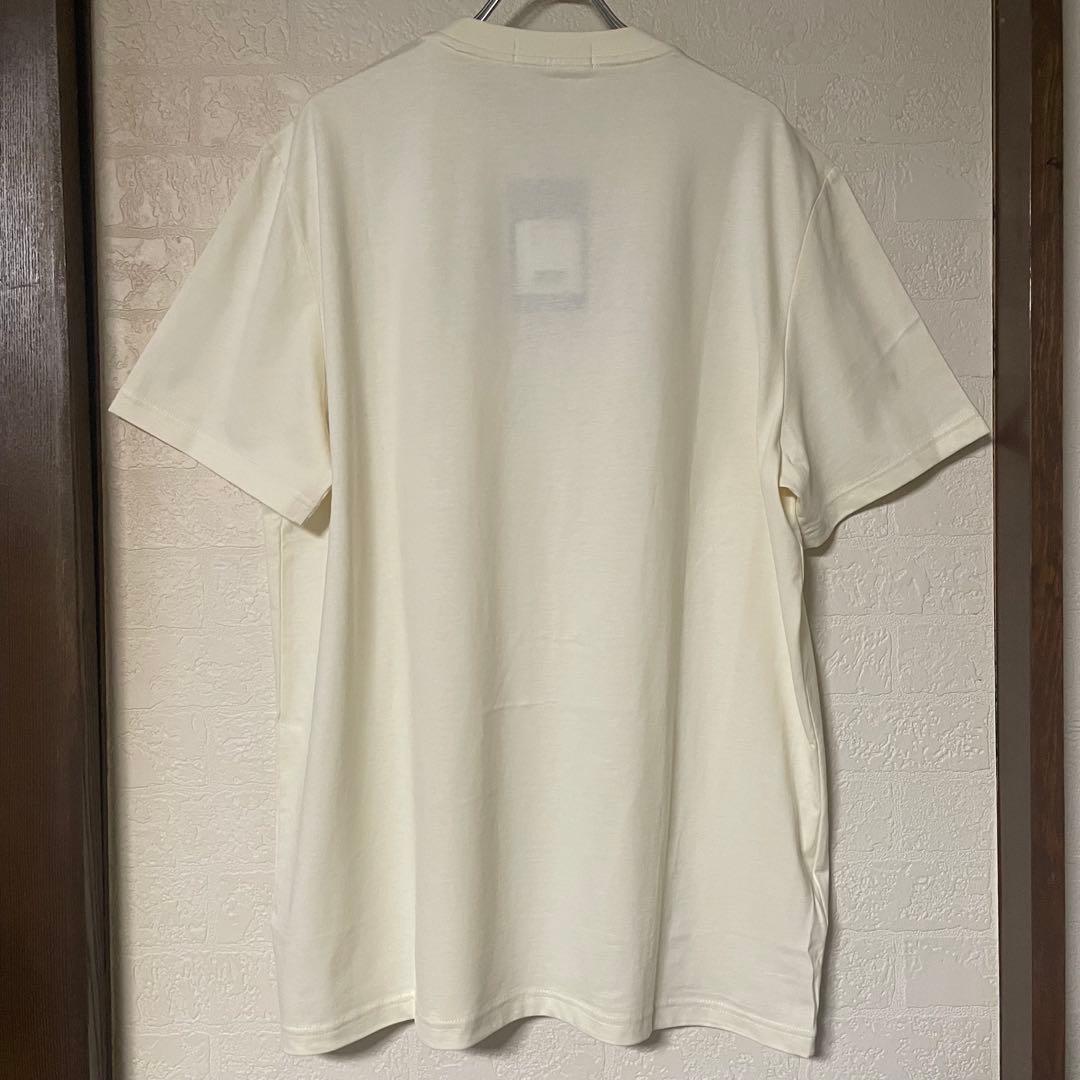 FRED PERRY 刺繍ロゴ Tシャツ クリーム Lサイズ