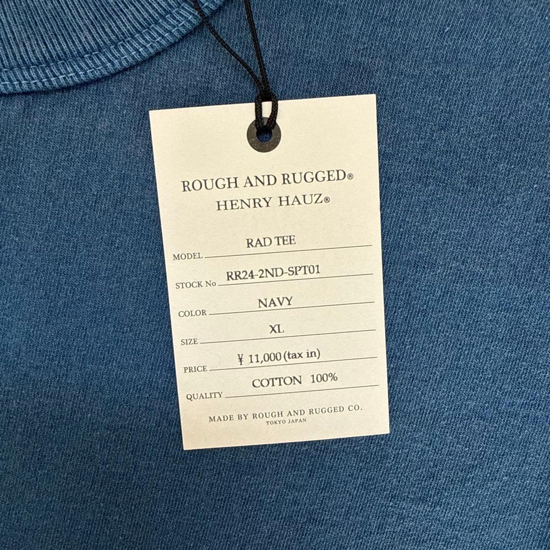 トップス ROUGH AND RUGGED RAD TEE XL NAVY