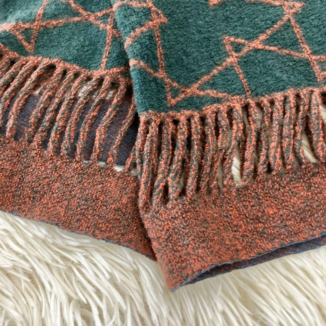 ✨美品✨nitorito ニトリト　ストール　大判　日本製　ウールコットン