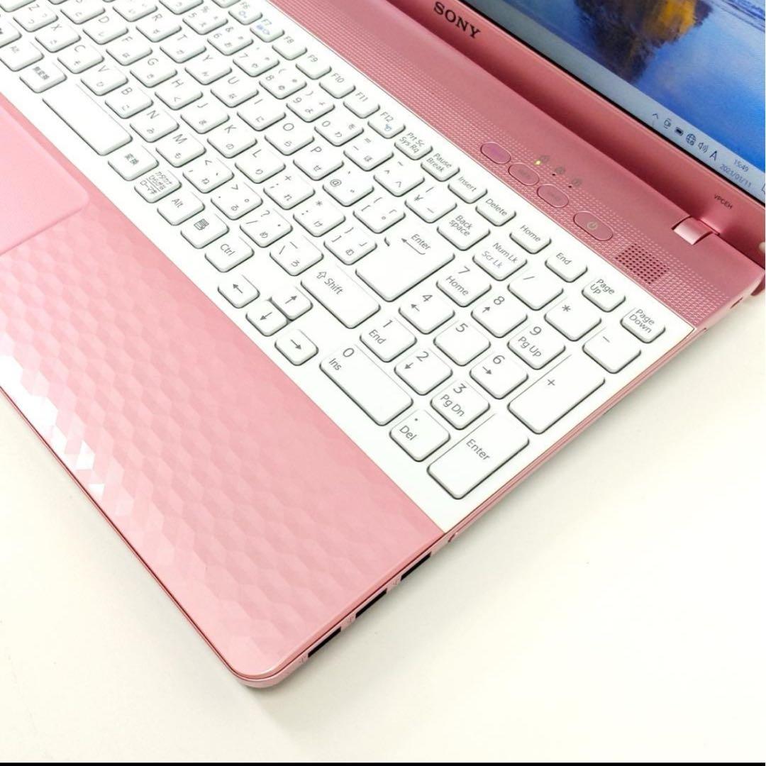 高性能 SONY VAIO ノート SSD256GB/メモリ8GB/DVD