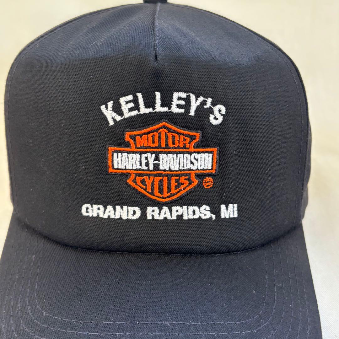 デッドストック HARLEY DAVIDSON キャップ USA製 帽子 刺繍