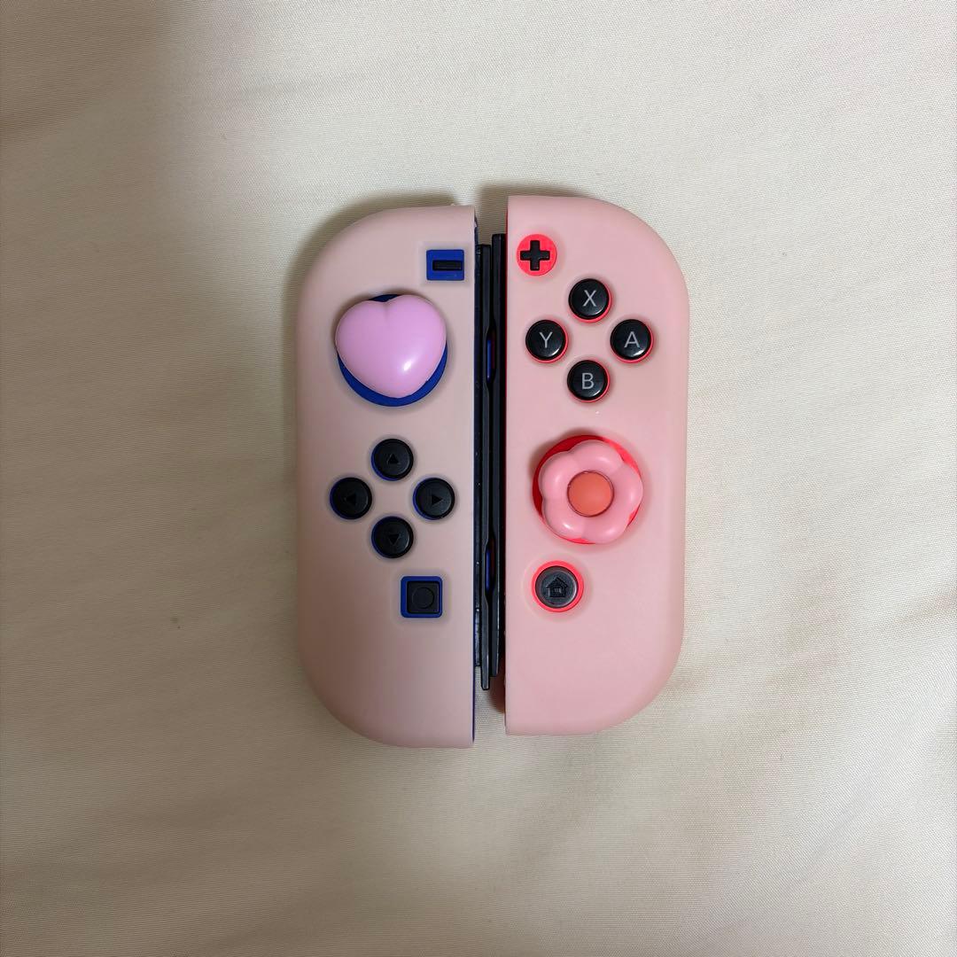 Nintendo Switch 本体 箱有 ピンクカバー 32GBマイクロSD