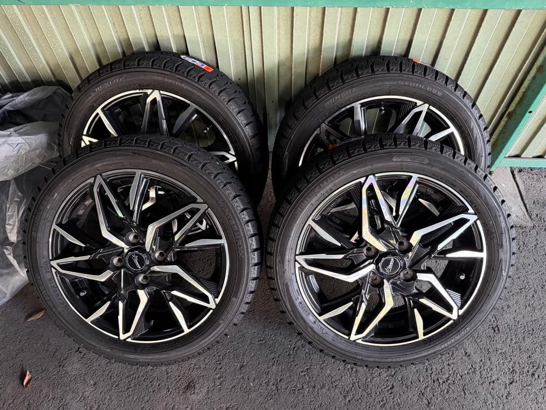 DUNLOP スタッドレスタイヤ 165/55R15 ホイールセット