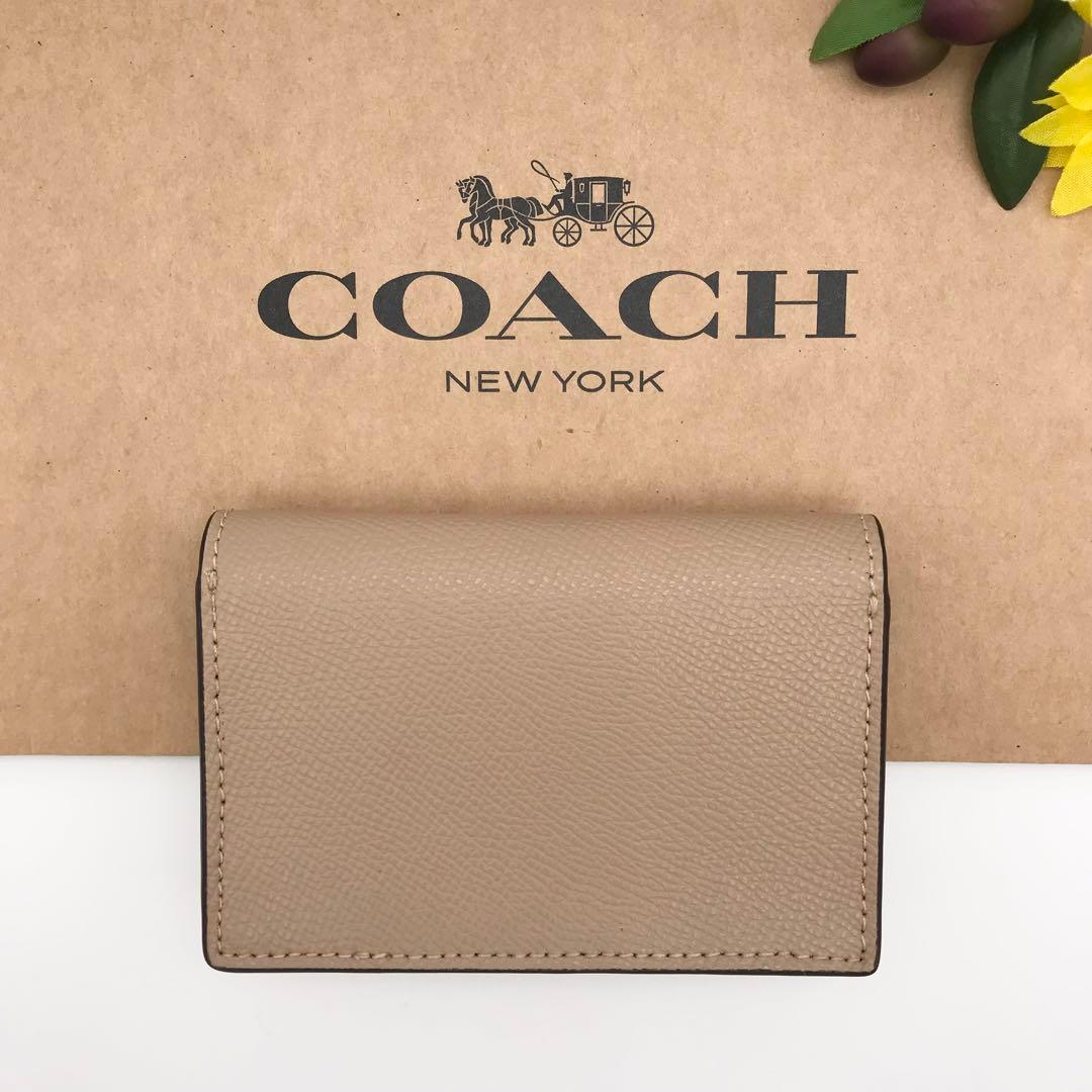 COACH 大人気！！ ビジネス カードケース トープ 名刺入れ 男女兼用 新品