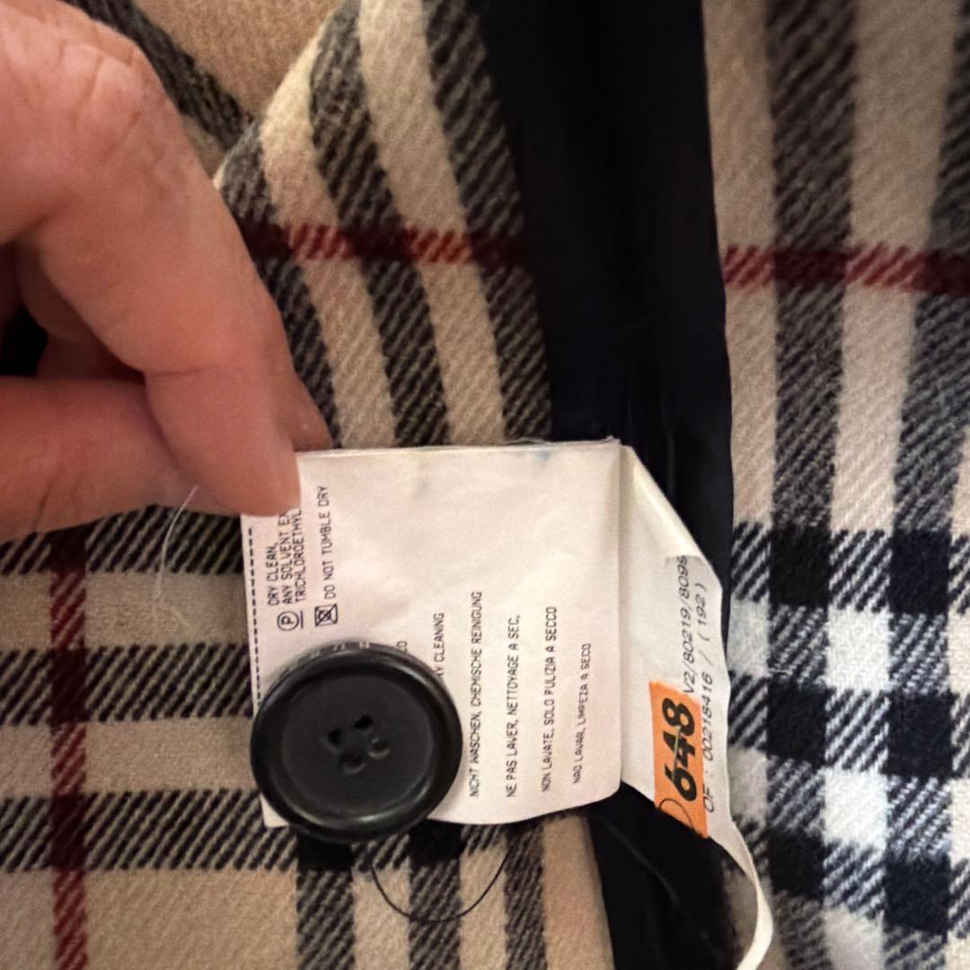 Burberry ブラック ロングコート