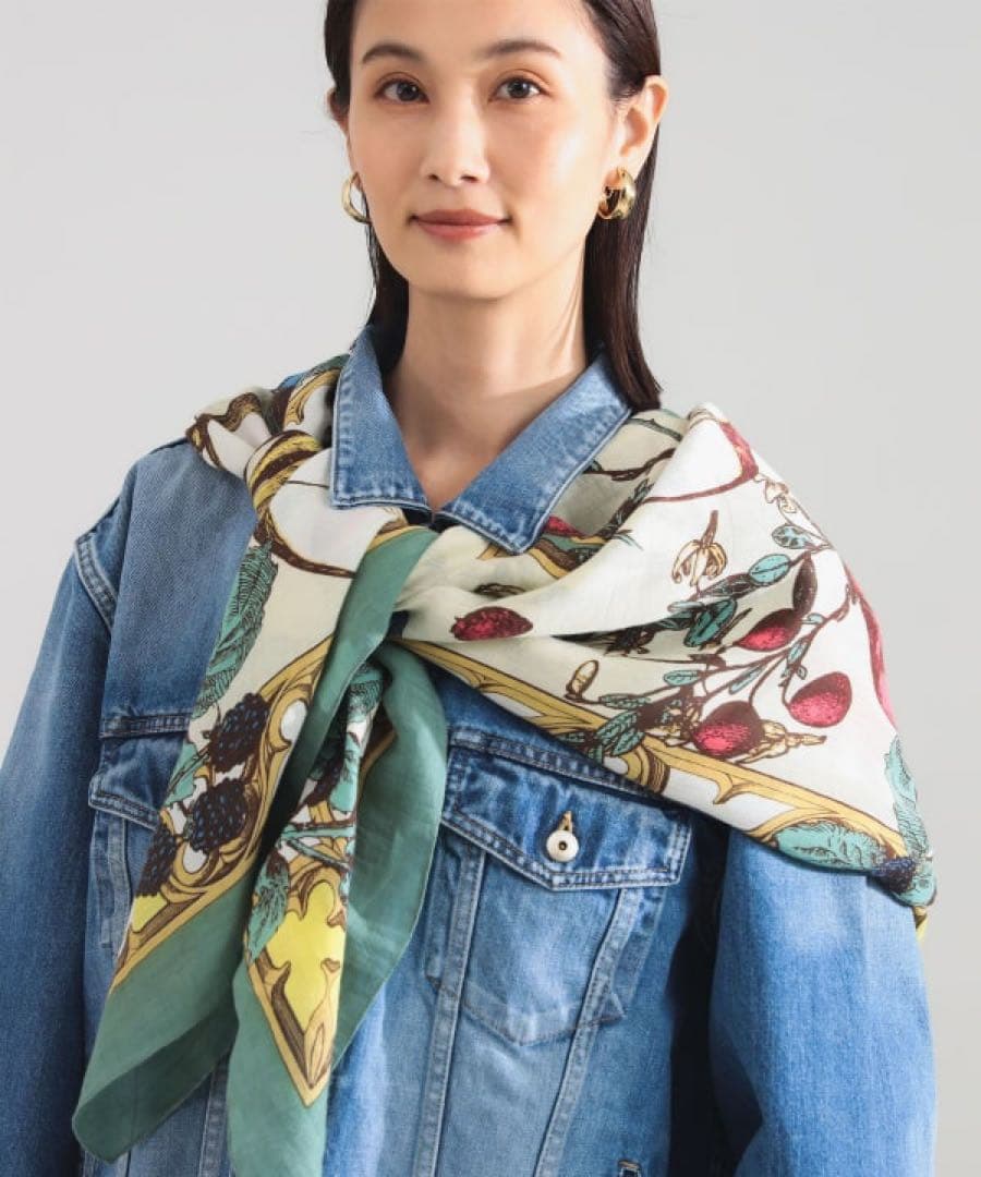⭐︎Manipuri【新品】コットンシルクストール120サイズ
