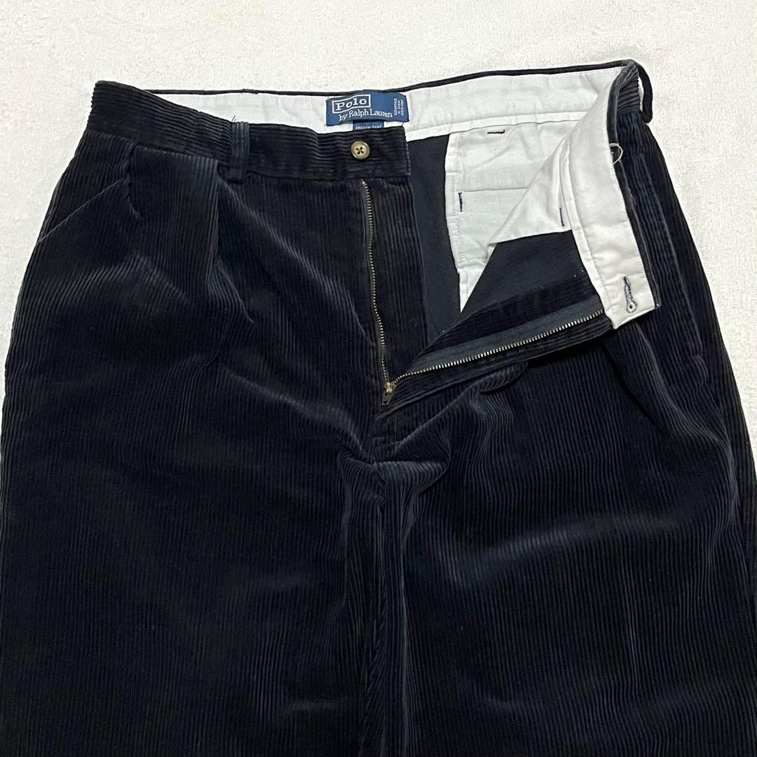 90s RALPH LAUREN 太畝コーデュロイパンツ ANDREW PANT