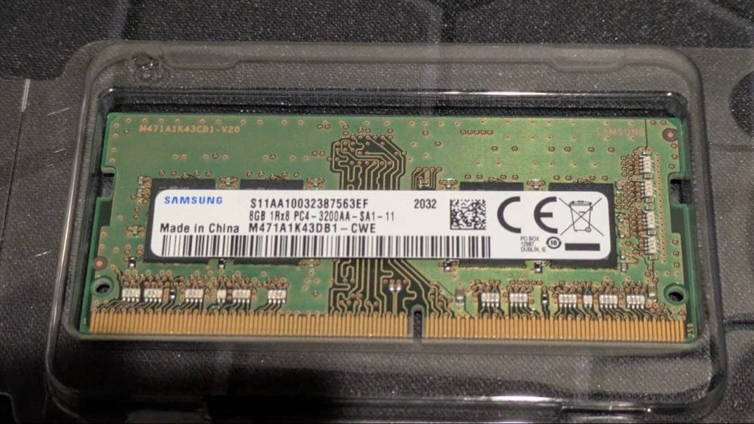 Samsung純正 メモリ DDR4-3200 16GB (8GB×2枚) ＊