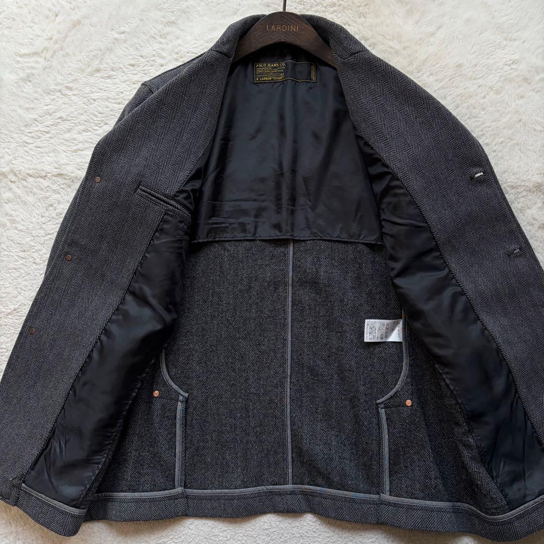 激レア✨ポロジーンズラルフローレン ジャケット ハンティング ヘリンボーン XL
