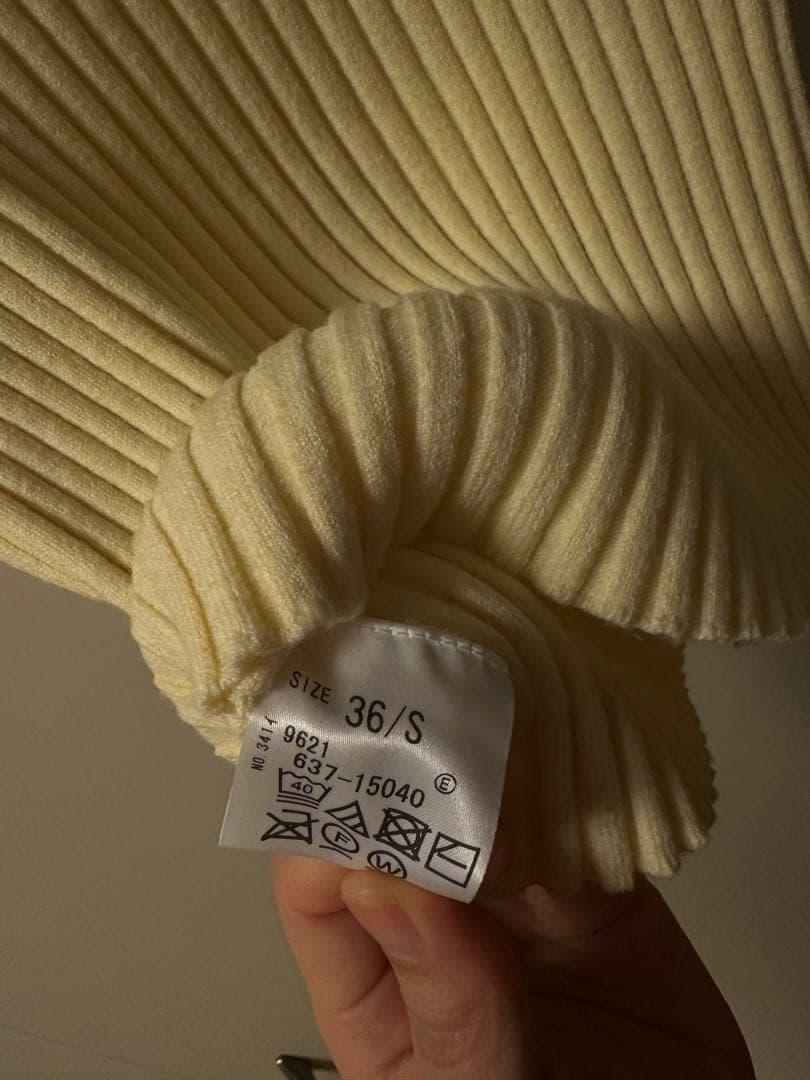 the shishikui キャミソール クリームイェロー