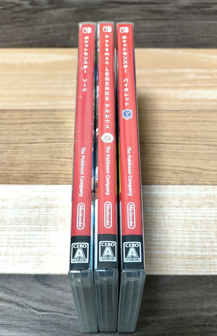 Switch ポケモン ソード バイオレット アルセウス 3本セット