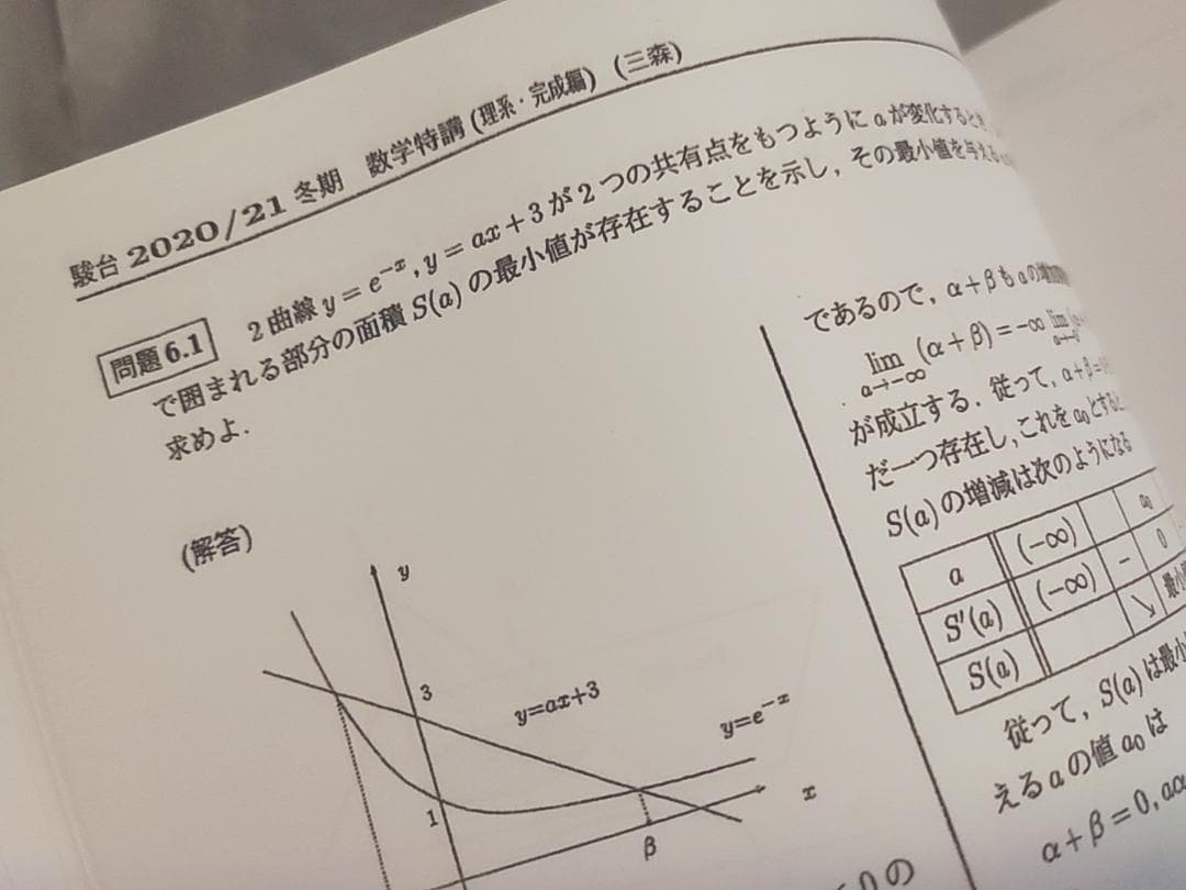 駿台　数学特講（理系・完成編）講義問題・研究問題　三森司先生　鉄緑会　河合塾