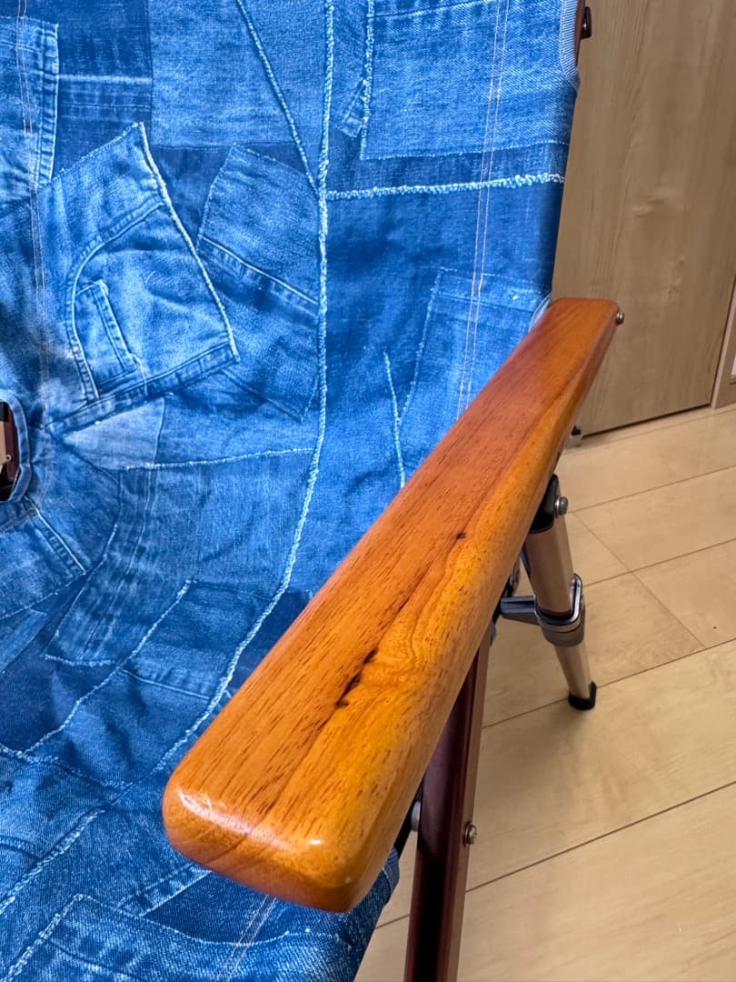 Coleman Indigo Label IL レイチェア デニム 収納袋付き