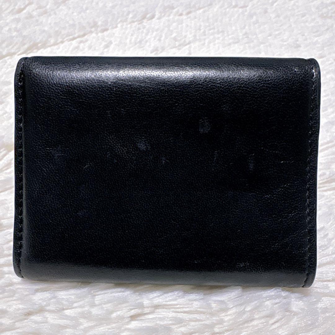 ♡希少♡現行♡ロエベ 三つ折り財布 パファー トライフォールド レザー ブラック