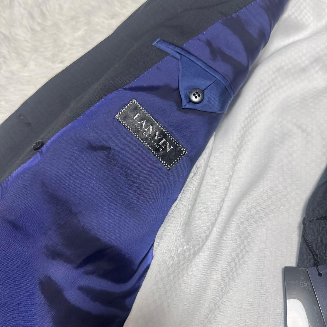 新品 LANVIN ダブルブレスト ジャケット ウール 定価11.5