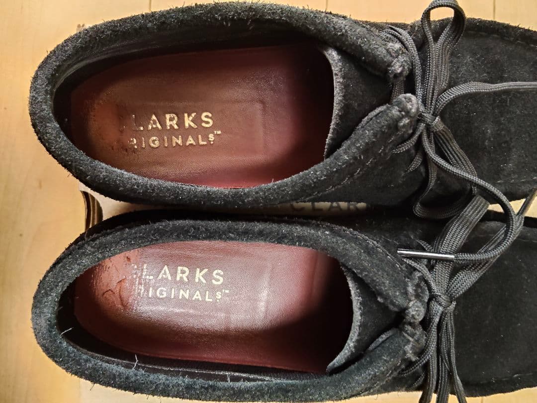 t*j様 CLARKS Wallabee GTX uk7.5 替え紐付き