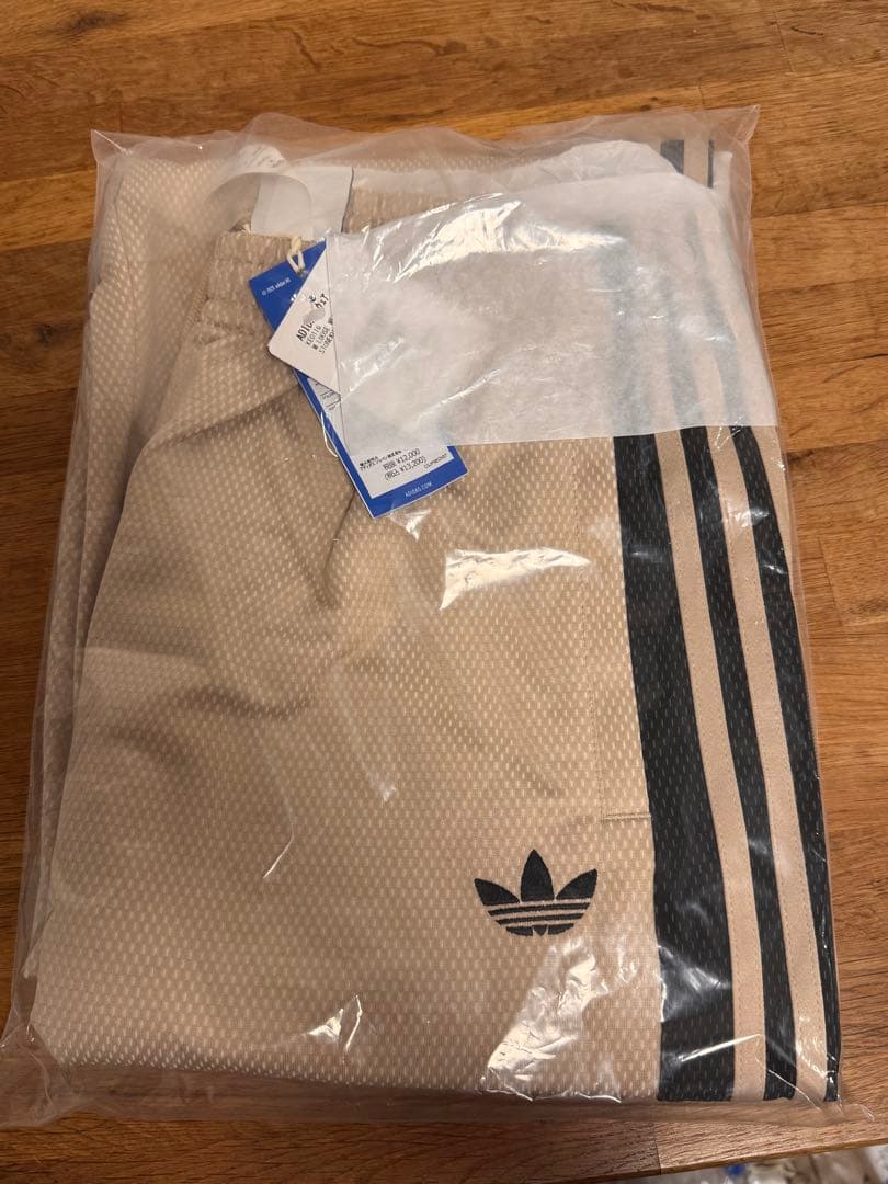 adidas 藤井風さん着用 ルーズメッシュトラックパンツ L