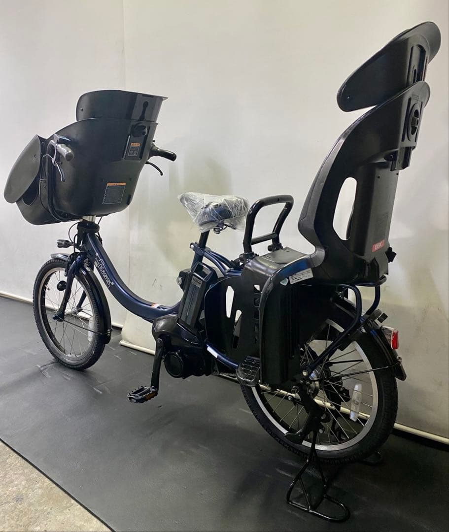 1年保証 新型　ヤマハ　パスキッスミニアン　20インチ　紺色　電動アシスト自転車