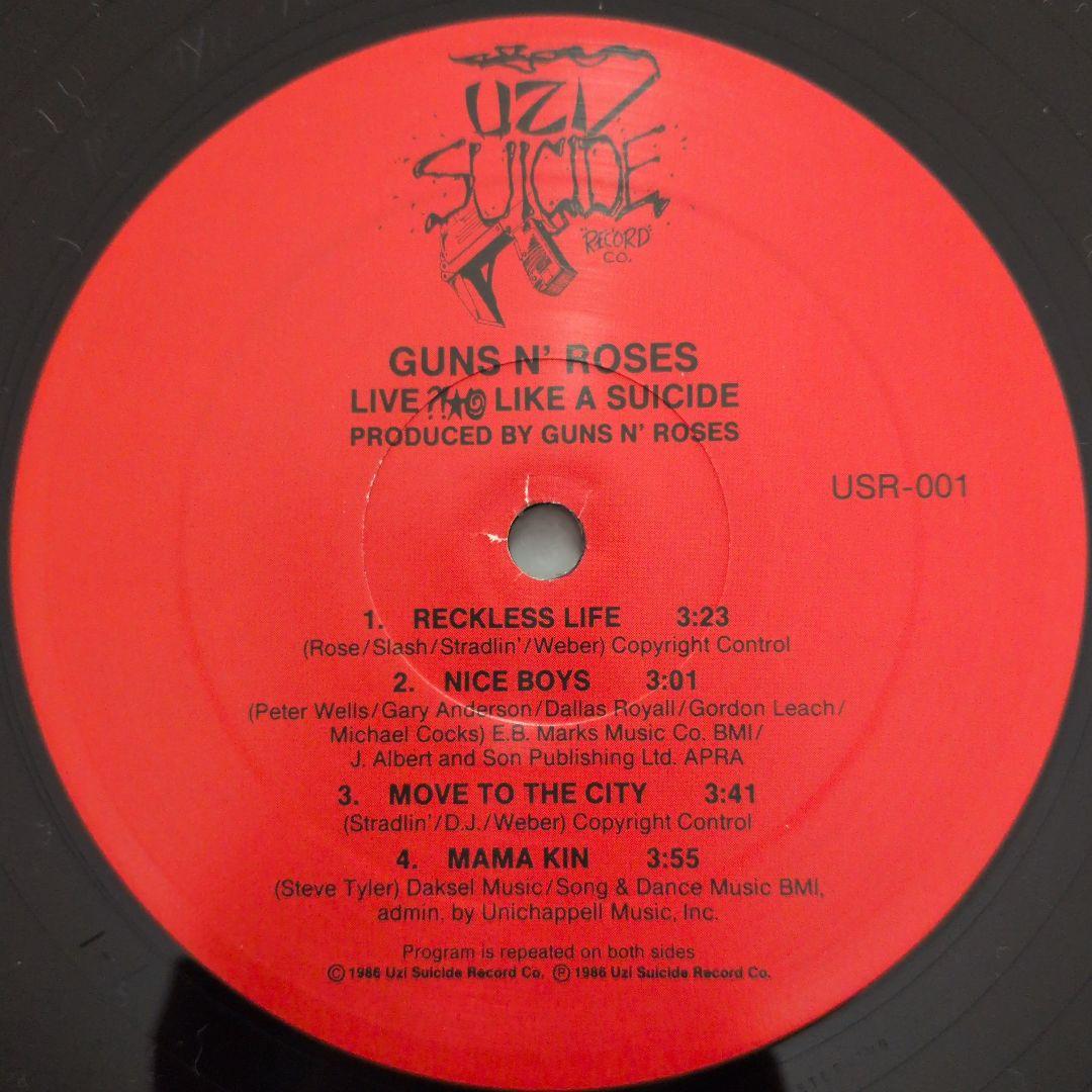 Guns n' roses Live?!@ Like a Suicideレコード