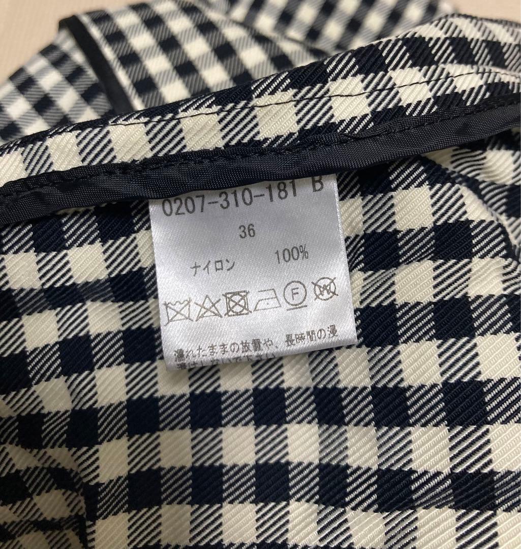 DOUBLE STANDARD CLOTHING ギンガムチェック コート 36