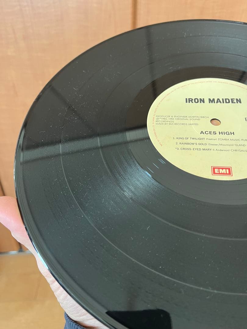 IRON MAIDEN ACES HIGH 来日記念盤