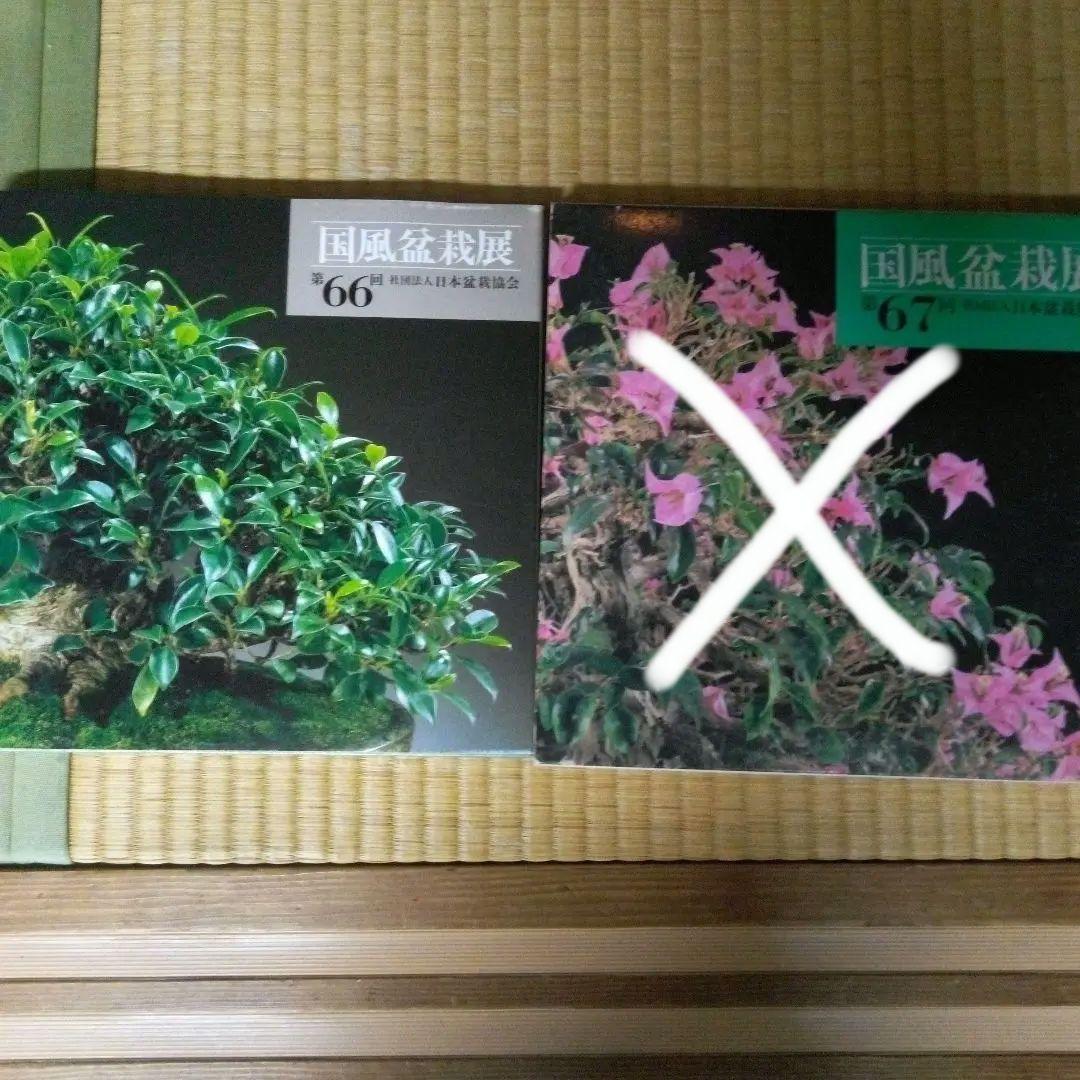 国風盆栽展　第55回、第56回、第57回、第66回　4冊セット　バラ売り承ります