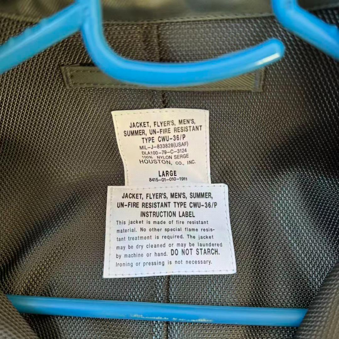 （新品、タグ付、L）HOUSTON CWU-36P トップガン マーヴェリック