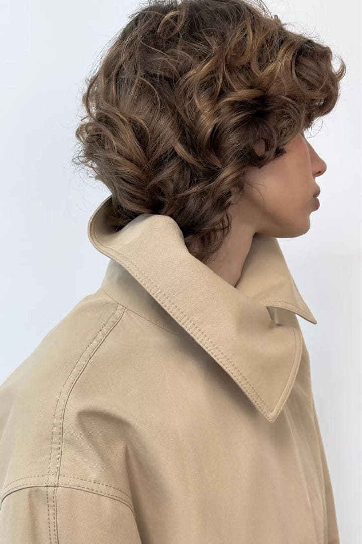 ZARA ザラ　ラペルカラーショートトレンチコート　XS-S