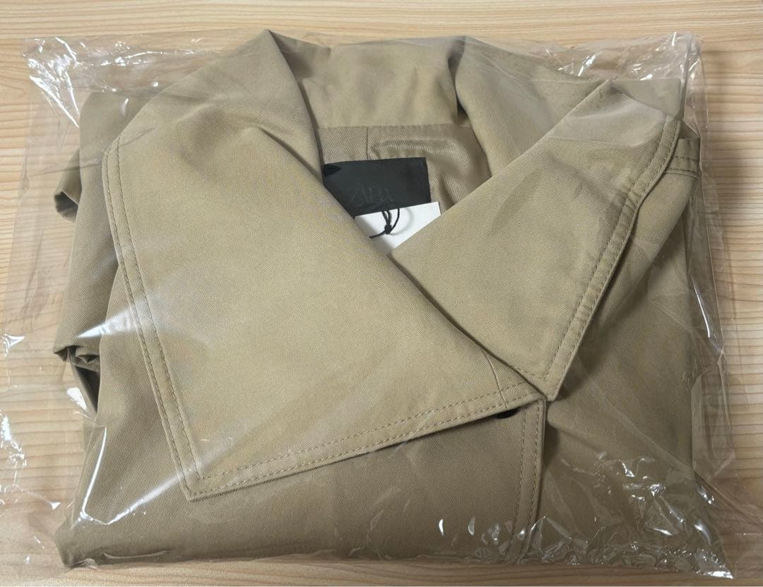 ZARA ザラ　ラペルカラーショートトレンチコート　XS-S