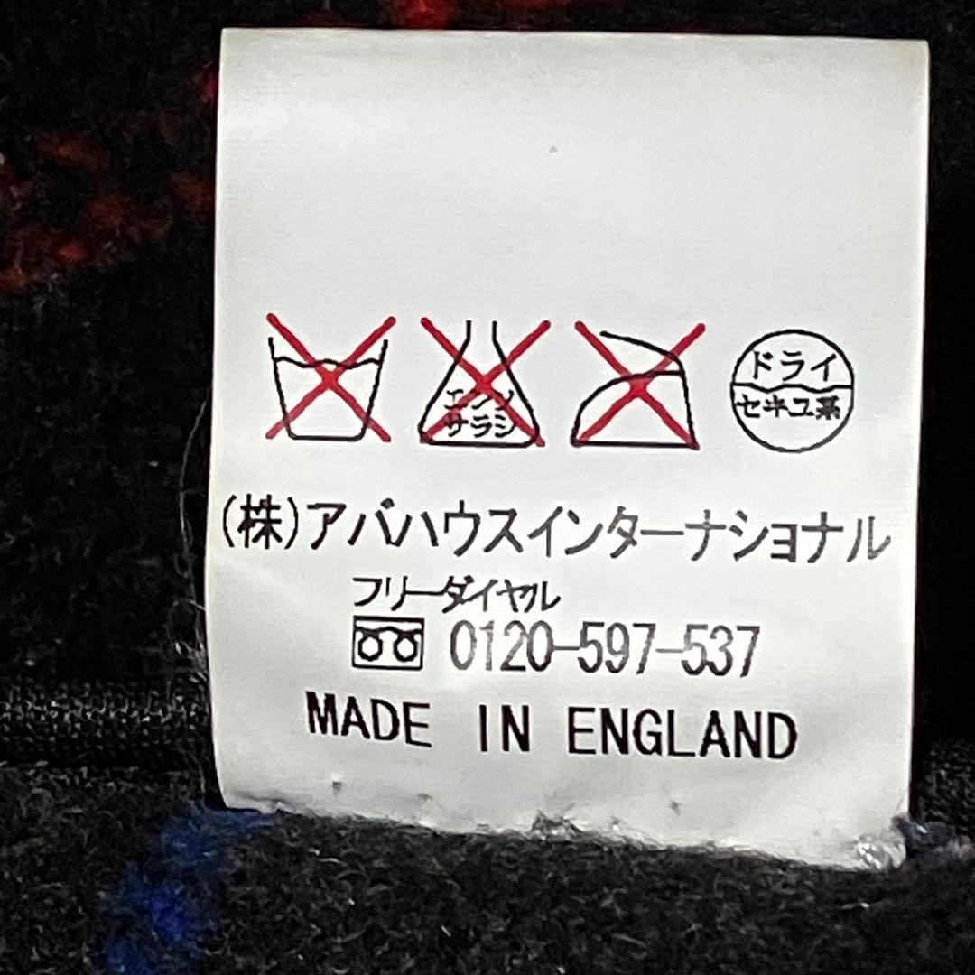 LONDON TRADITION ダッフル 48 ブラック チェック アバハウス