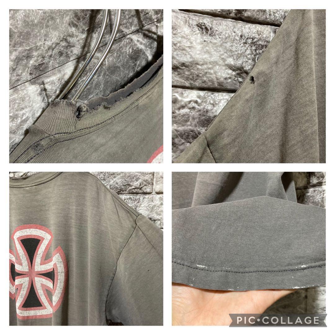 INDEPENDENT Tシャツ XL インディペンデント 超ボロ 超フェード