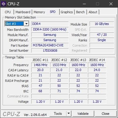 【動作確認済】Samsung 16GBx4 64GB DDR4-3200