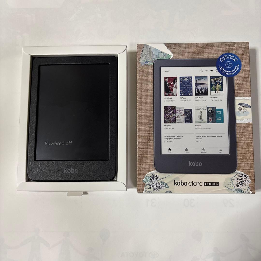 Rakuten kobo clara COLOUR 箱付き