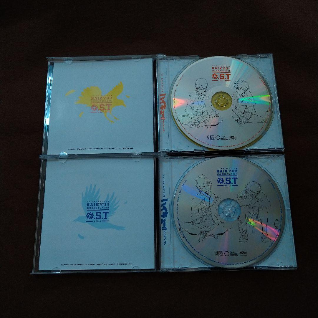 アニメ ハイキュー！！ セカンドシーズン オリジナルサウンドトラックCD 1 2