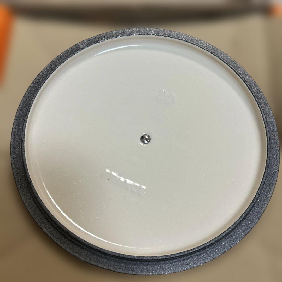 LE CREUSET オレンジ 両手鍋 Cocotte Ronde