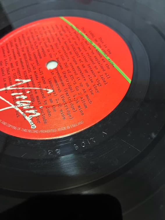 【XTCコア層向け】XTC「Go2」初期プレス英国盤レコード