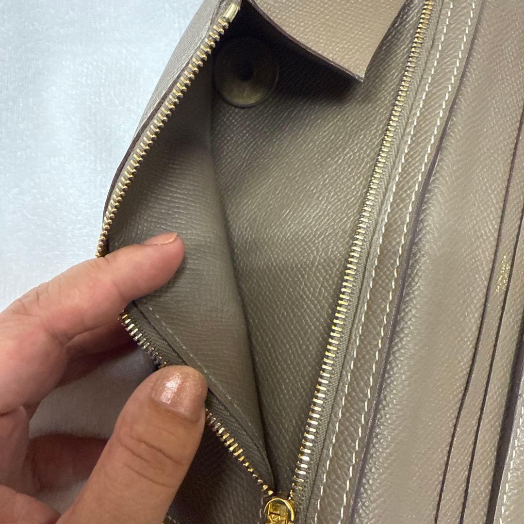 美品　エルメス　ベアンスフレ　エトゥープ