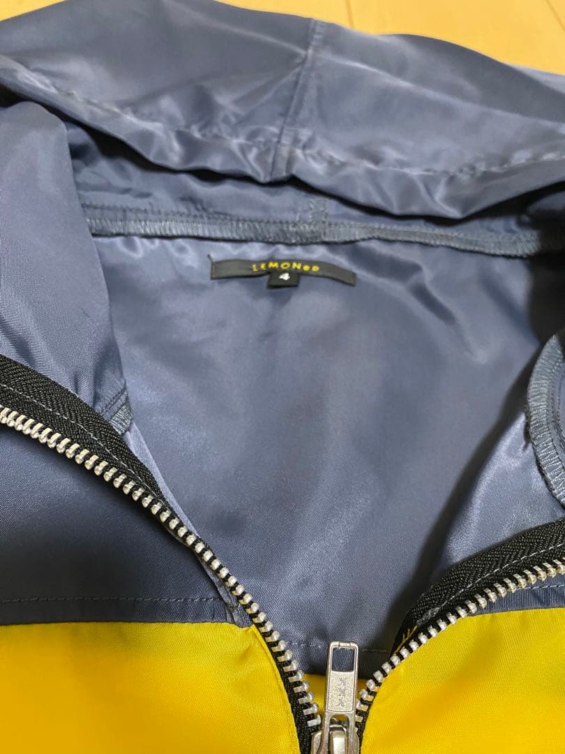 【極美品】LEMONed hide着用 ラインパーカー　ナイロンジャケット　4