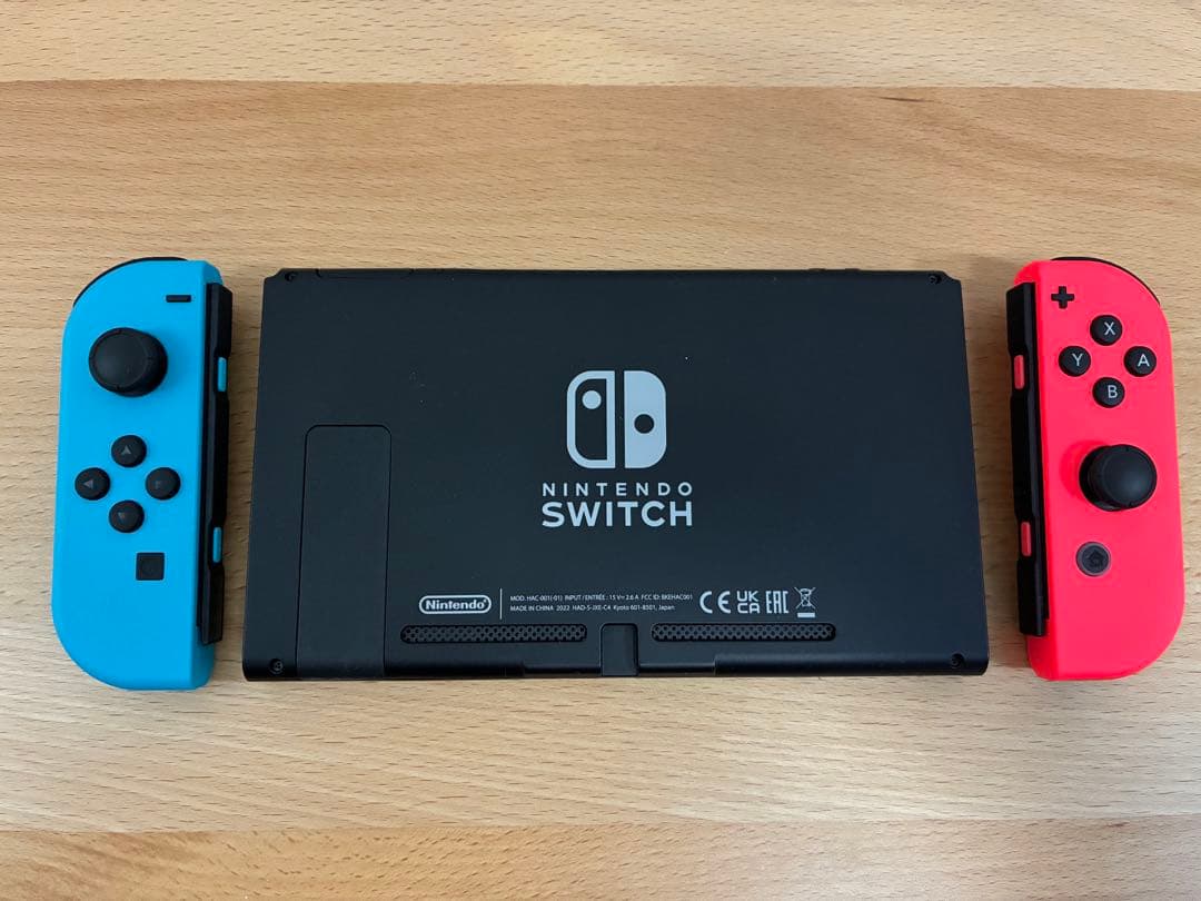 【ほぼ未使用】Nintendo Switch青/赤