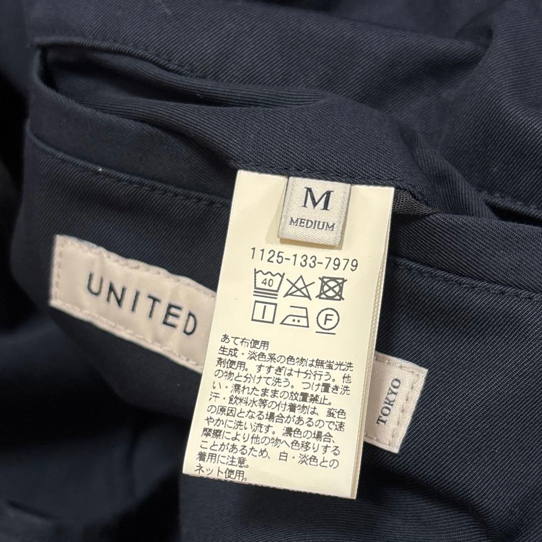 22ss UNITED ARROWS スタンドカラー ジップアップ ジャケットM