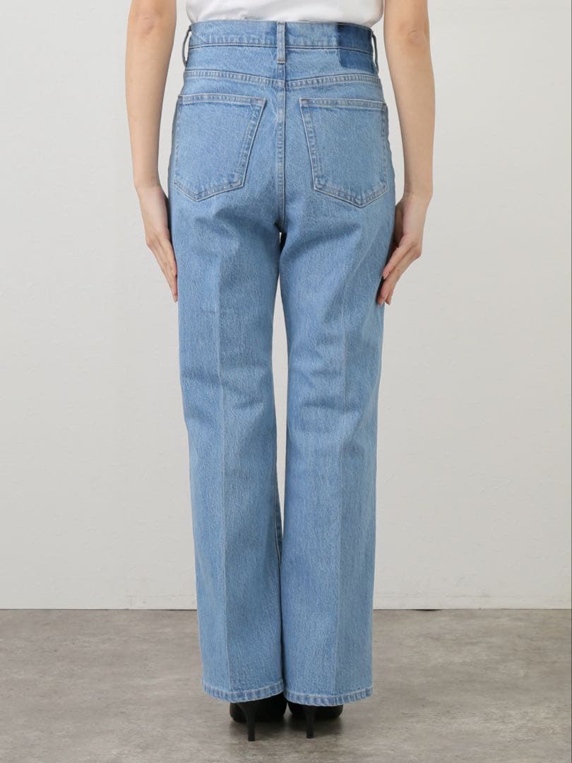 LE DENIM スリムフレアレングス デニム