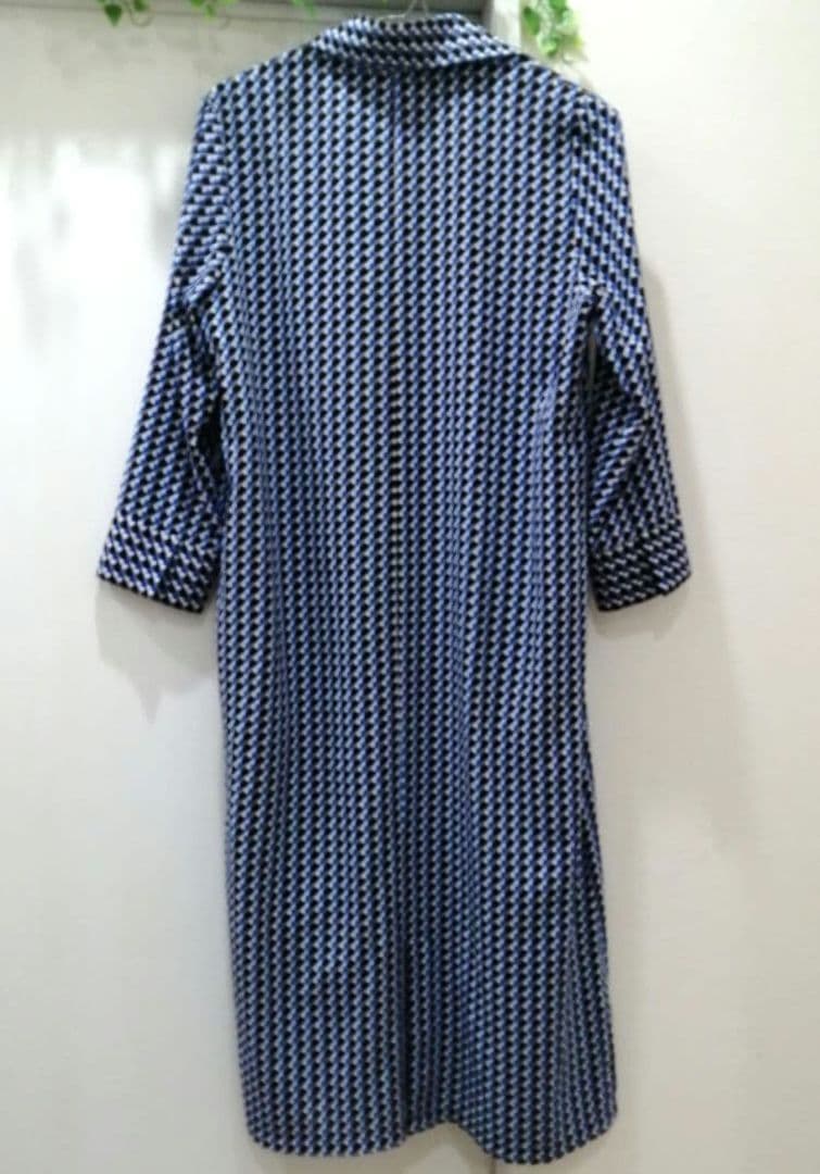 【未使用28600円】ナラカミーチェ♦️春物✨完売 幾何柄フリルワンピース
