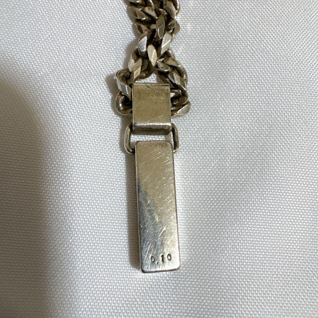 Bee max シルバー レダシルマ ネックレス ダイヤ0.1ct ゲルマニウム
