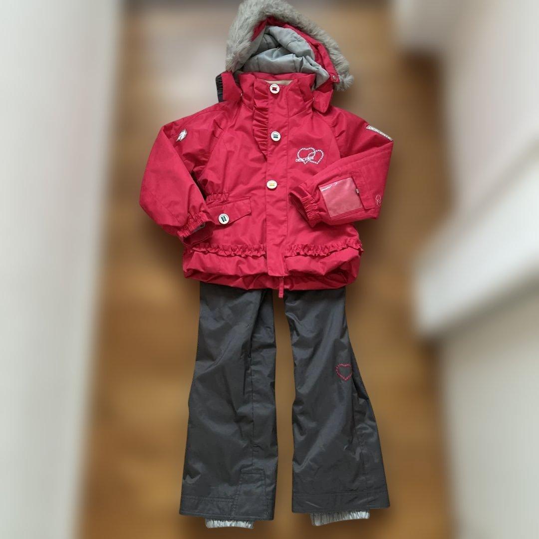 DESCENTE スキーウェア　上下セット　130 美品