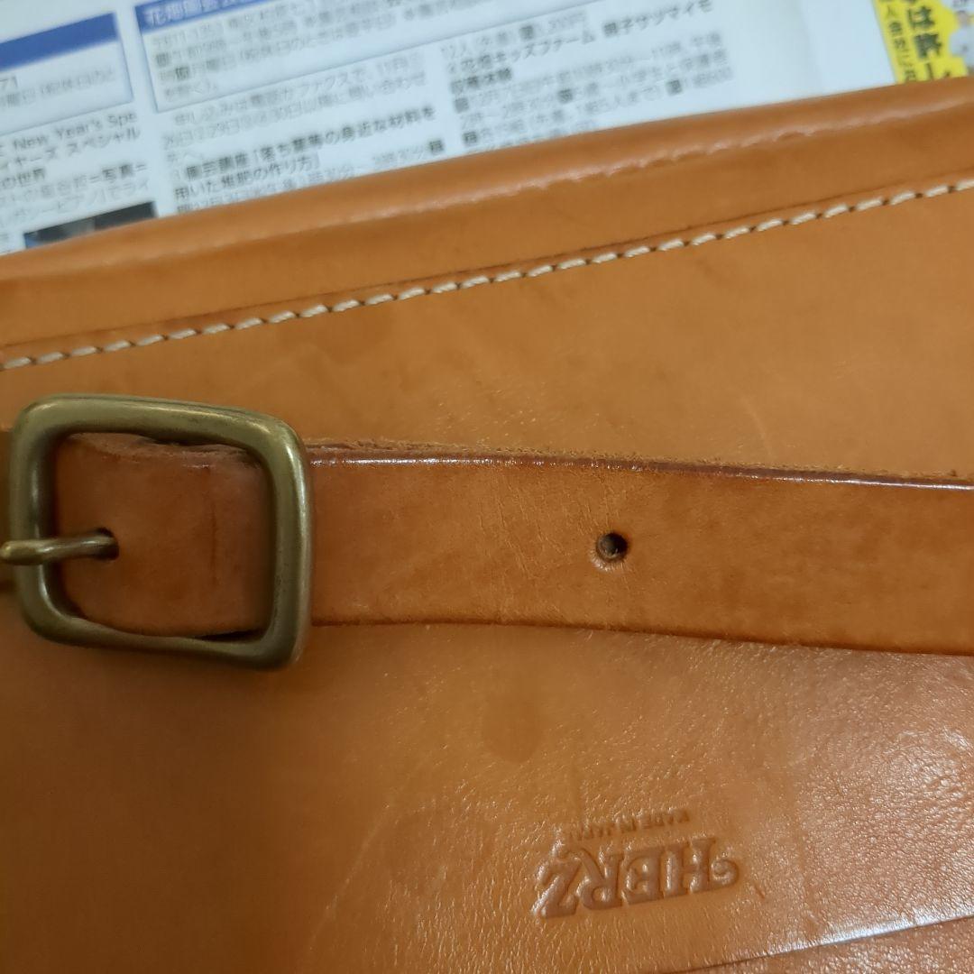 ガラゴ！！！HERTZ 　ヘルツ　チェストバッグ　キャメル　汚れ、キズあり