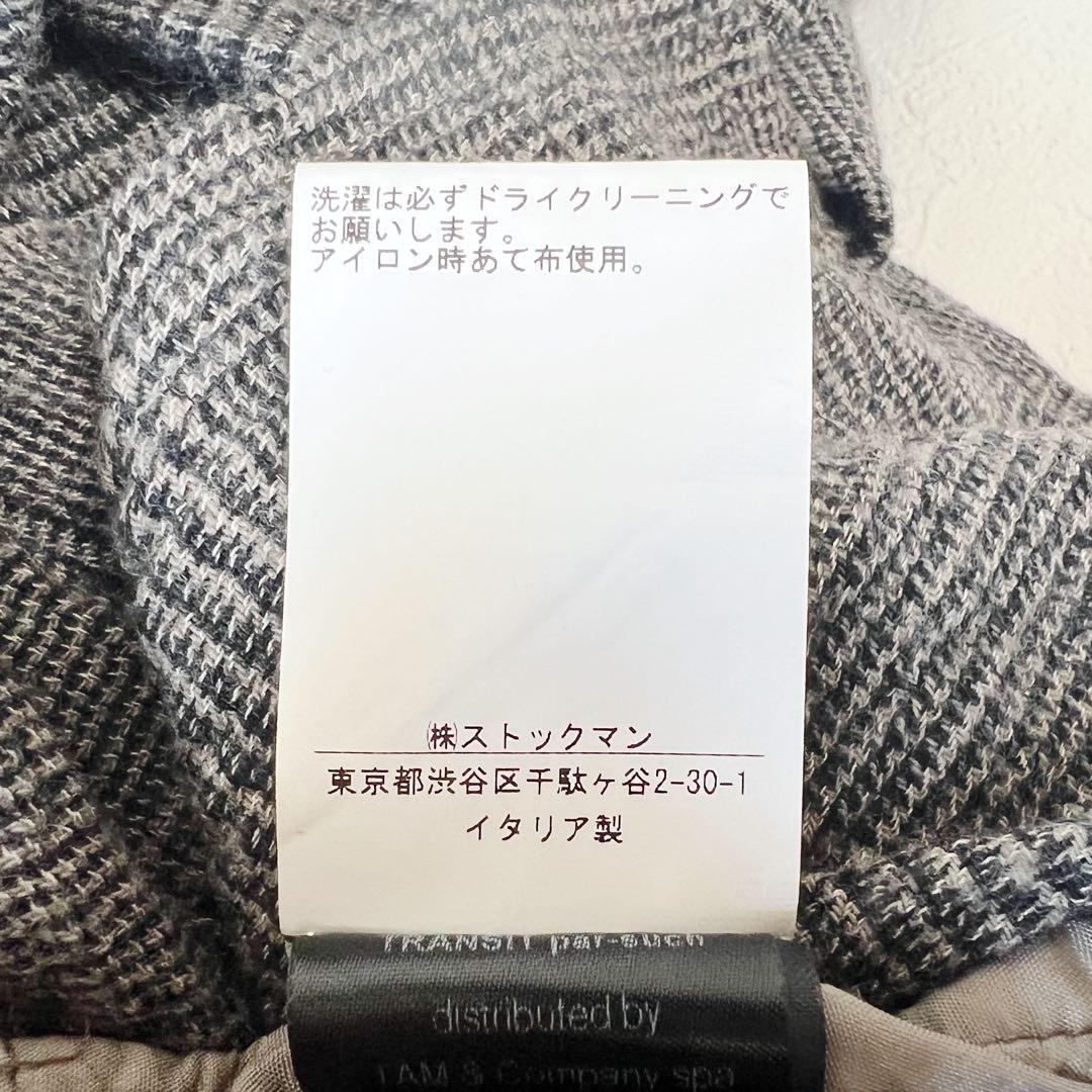 TRANSIT PAR-SUCH グレンチェックシャツコート M トランジット