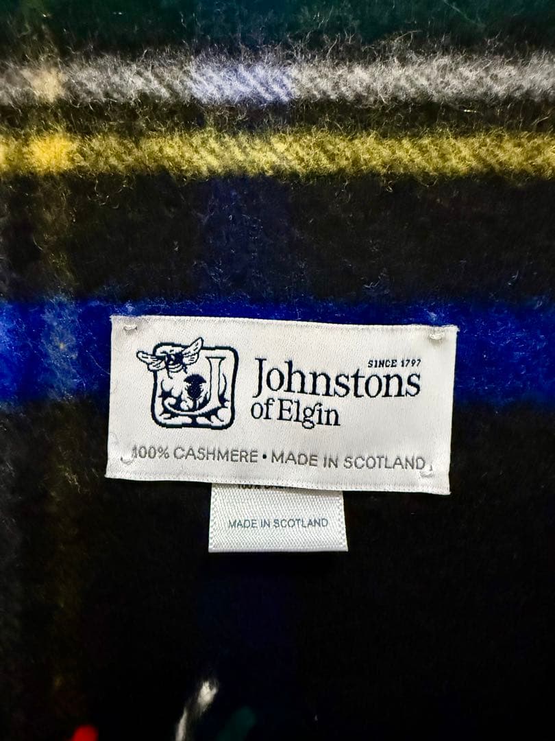 ジョンストンズ JOHNSTONS 大判 カシミヤ