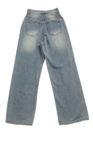 TWWデニム xxs/s-long 　washed-blue