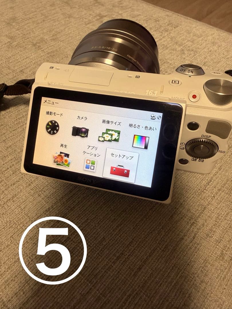 SONY　NEX-5R ミラーレス一眼 ホワイト